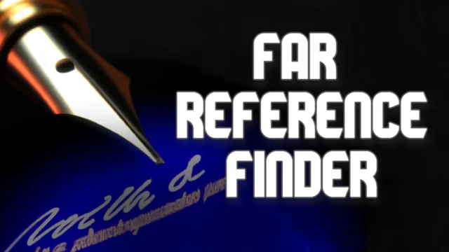 FAR Reference Finder