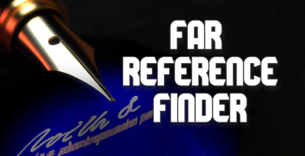 FAR Reference Finder